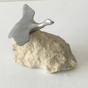 Hoselton Canadian Goose Sculpture MCM 1960s - signed